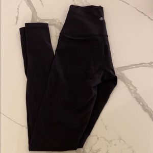 Lululemon Black High Waisted Legging Size 4